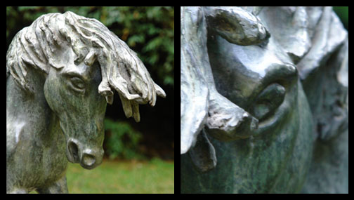 horse BRONZE ART